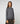 Merinouldsweater med rund hals - Mørkegrå