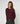 Twin-set col rond en laine - Prune