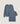 Twin-set col rond en laine - Bleu Gris
