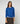 Merinouldsweater med rund hals - Azurblå