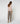 Merino uld V-hals sweater - Pearl Pink
