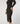 Long knitted dress - Black