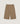Bermudashorts i bomuld - Mørk beige
