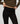 Stretch lammeskindsleggings - Sort