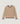 Strikket sweater med rund hals - Beige