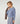 Strikket sweater med rund hals - Blå