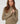 T-shirt col montant - Taupe