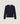 Long-sleeve peplum sweater - Marine