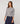 Long-sleeve peplum sweater - Gris