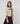 Cardigan i to materialer - Marl beige