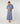 Long knit skirt - Bleu
